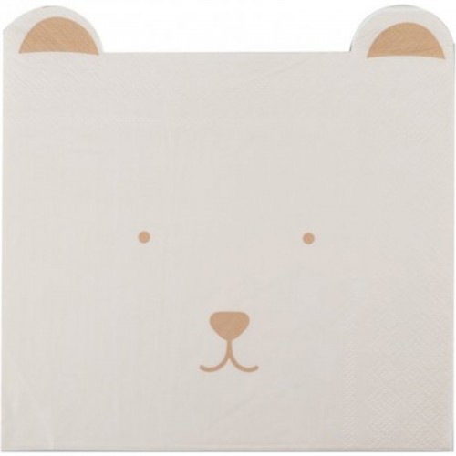 Guardanapos Urso Bege